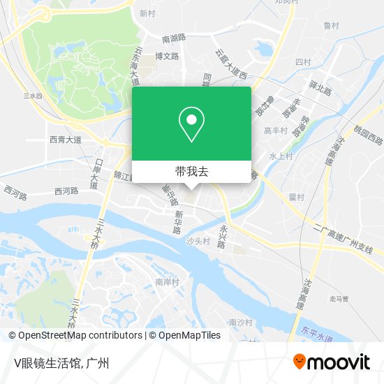 V眼镜生活馆地图