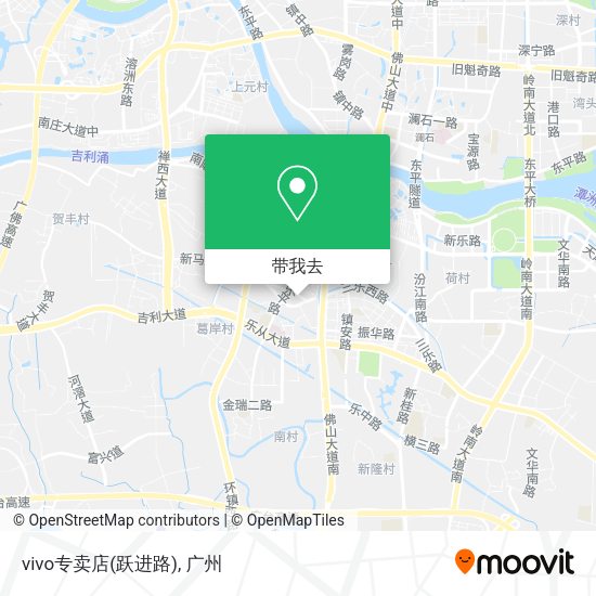 vivo专卖店(跃进路)地图