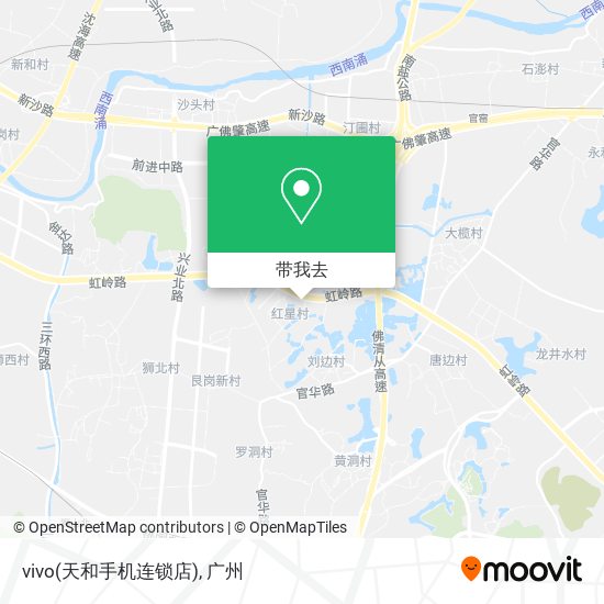 vivo(天和手机连锁店)地图