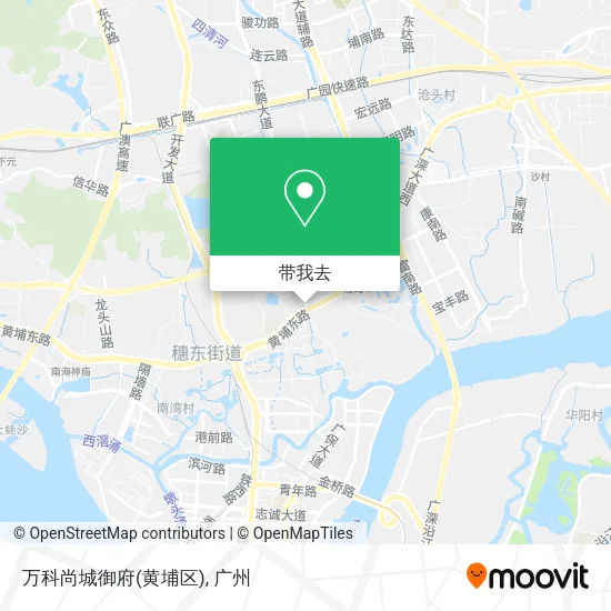 万科尚城御府(黄埔区)地图