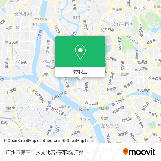 广州市第三工人文化宫-停车场地图