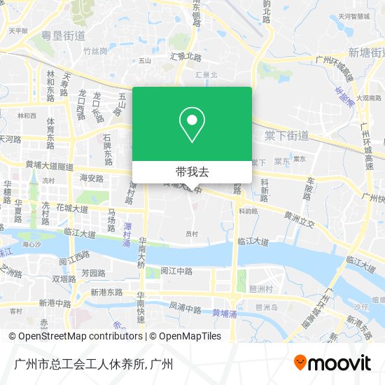 广州市总工会工人休养所地图