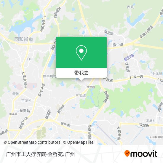 广州市工人疗养院-金哲苑地图