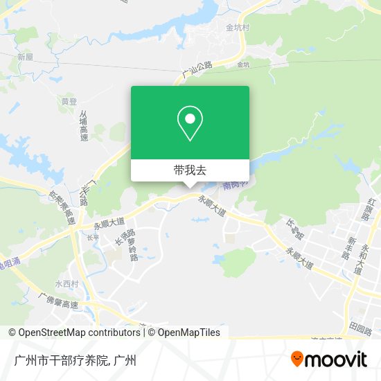 广州市干部疗养院地图