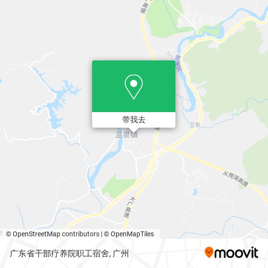 广东省干部疗养院职工宿舍地图