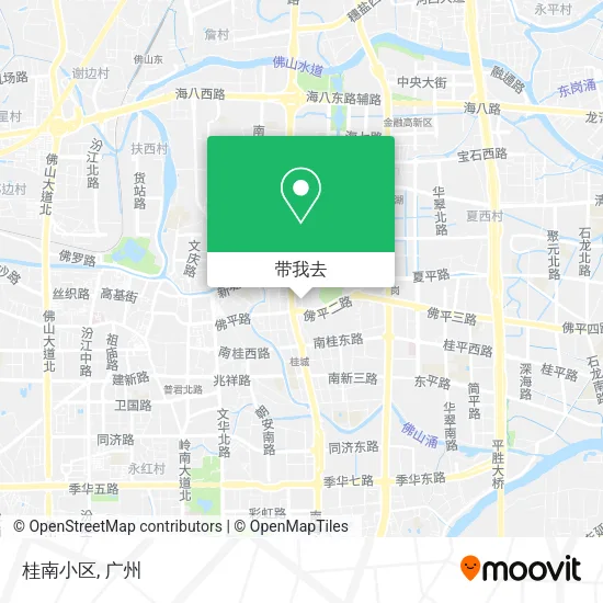 桂南小区地图