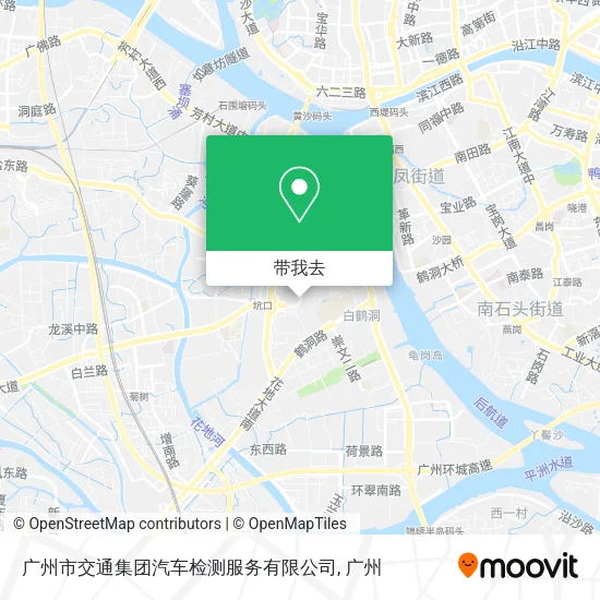 广州市交通集团汽车检测服务有限公司地图
