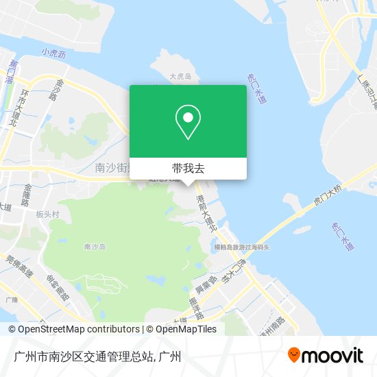 广州市南沙区交通管理总站地图