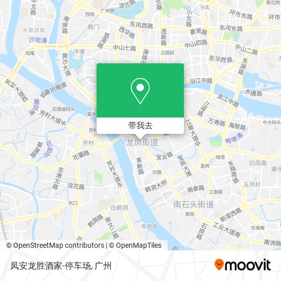 凤安龙胜酒家-停车场地图