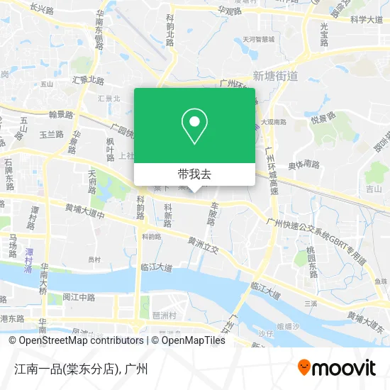 江南一品(棠东分店)地图