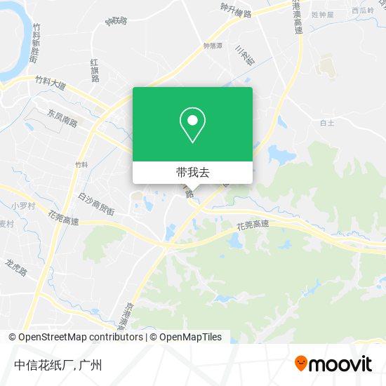 中信花纸厂地图
