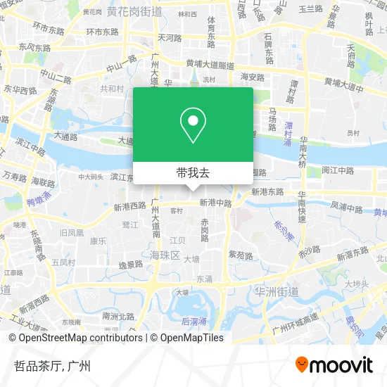 哲品茶厅地图