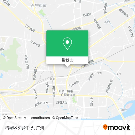 增城区实验中学地图