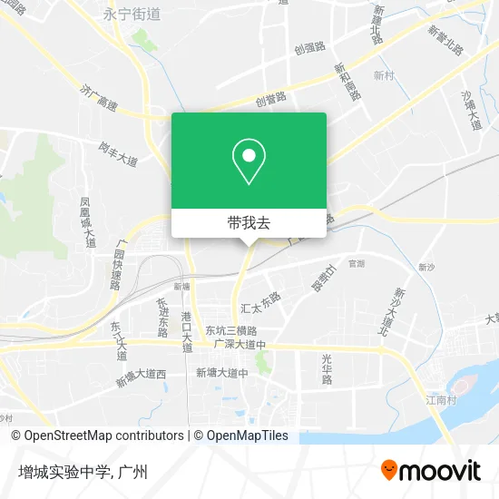 增城实验中学地图