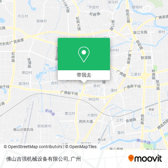 佛山吉强机械设备有限公司地图