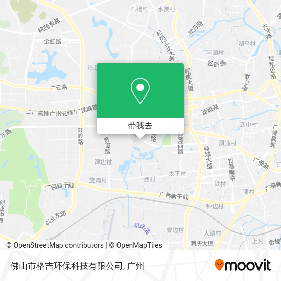 佛山市格吉环保科技有限公司地图