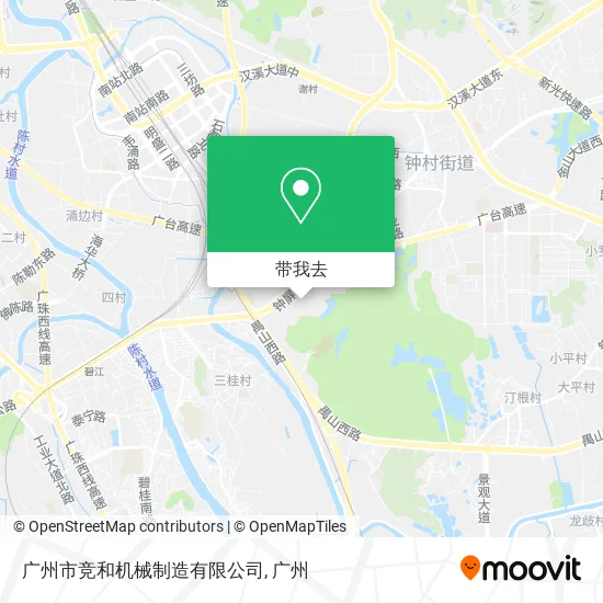 广州市竞和机械制造有限公司地图