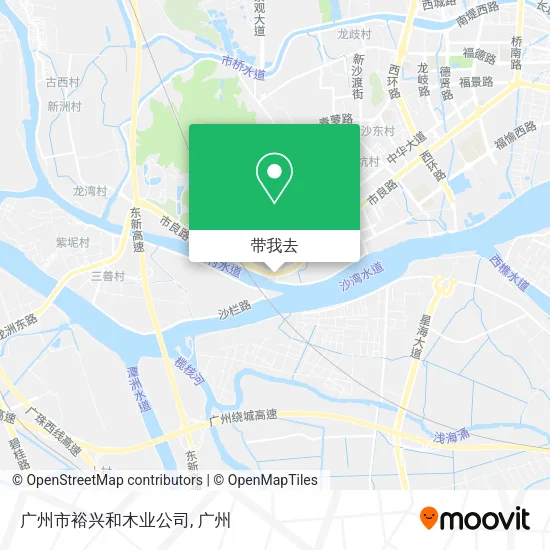 广州市裕兴和木业公司地图