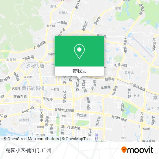 穗园小区-南1门地图