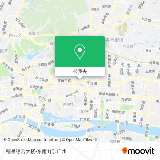 穗星综合大楼-东南1门地图