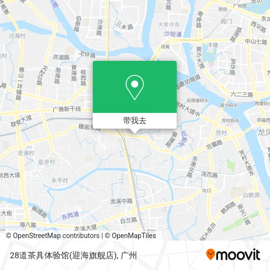 28道茶具体验馆(迎海旗舰店)地图