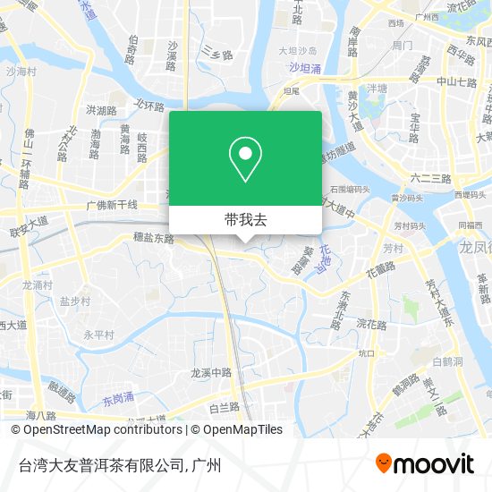 台湾大友普洱茶有限公司地图
