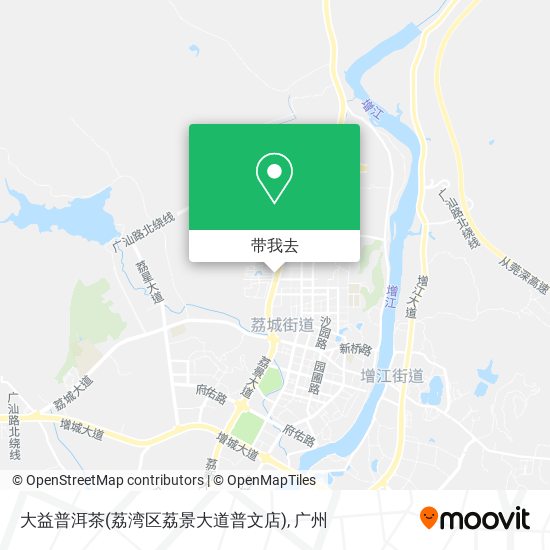 大益普洱茶(荔湾区荔景大道普文店)地图