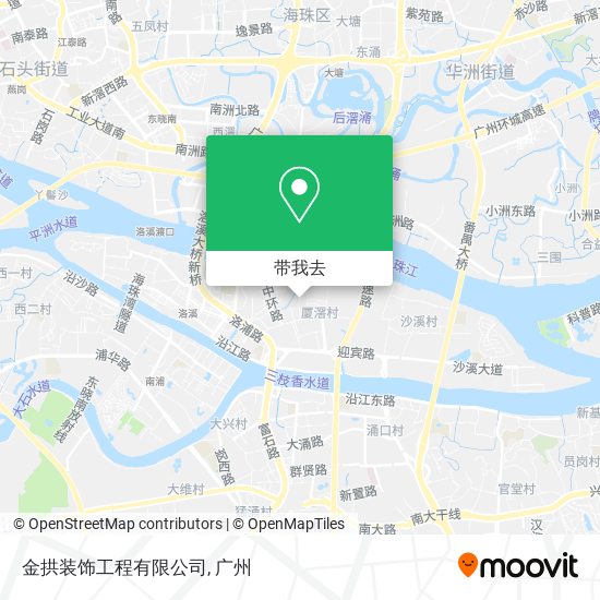 金拱装饰工程有限公司地图