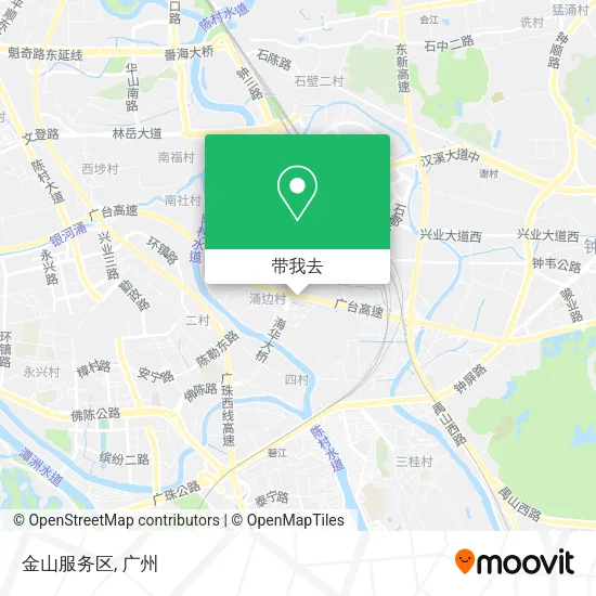 金山服务区地图