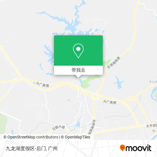 九龙湖度假区-后门地图