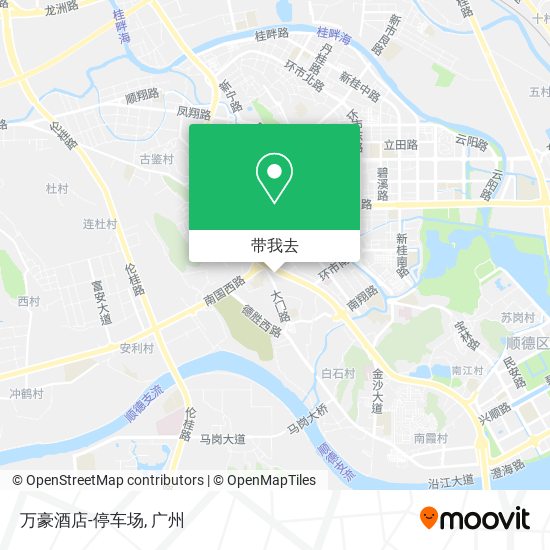 万豪酒店-停车场地图