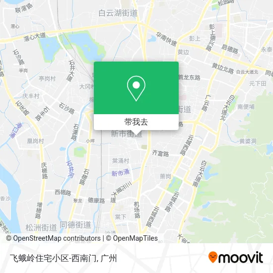 飞蛾岭住宅小区-西南门地图