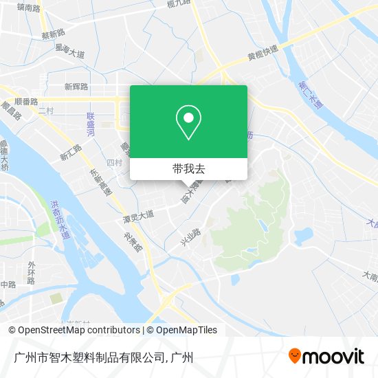 广州市智木塑料制品有限公司地图