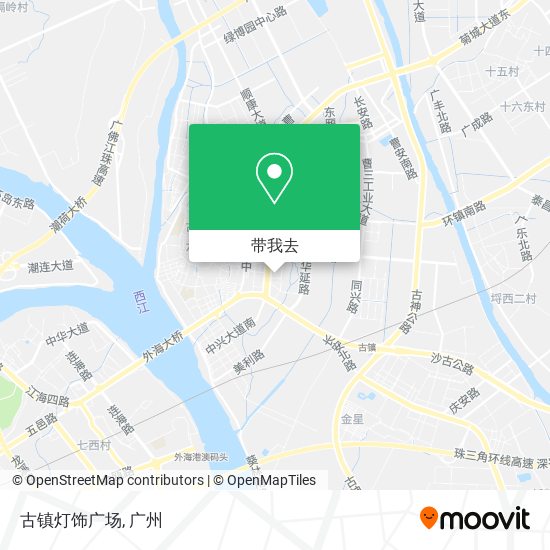 古镇灯饰广场地图