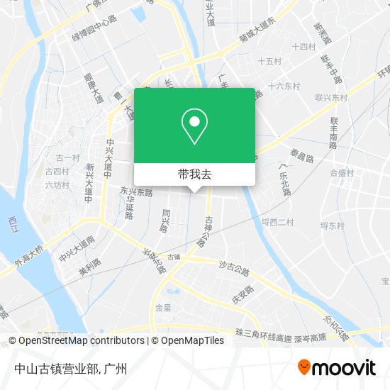 中山古镇营业部地图