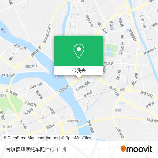 古镇群辉摩托车配件行地图