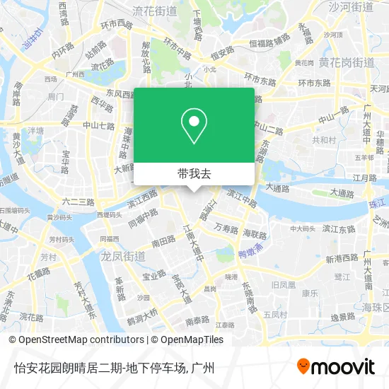 怡安花园朗晴居二期-地下停车场地图