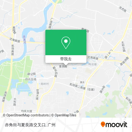 赤角街与夏良路交叉口地图