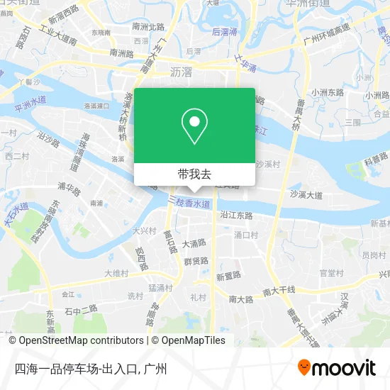 四海一品停车场-出入口地图