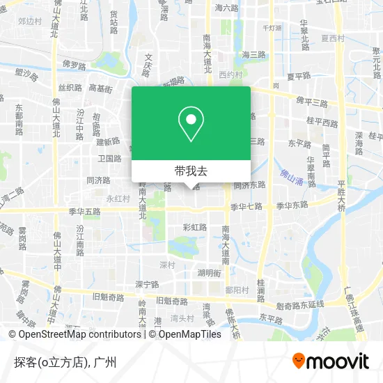 探客(o立方店)地图
