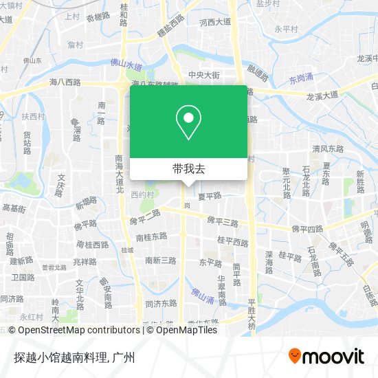 探越小馆越南料理地图