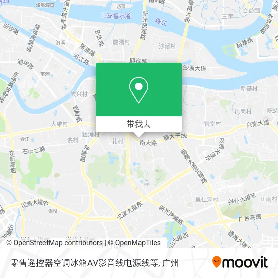 零售遥控器空调冰箱AV影音线电源线等地图