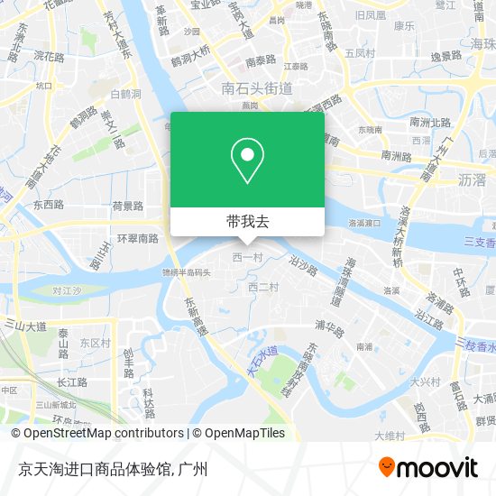 京天淘进口商品体验馆地图