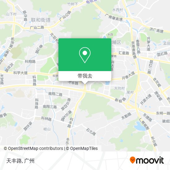 天丰路地图