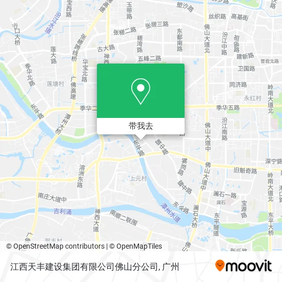 江西天丰建设集团有限公司佛山分公司地图