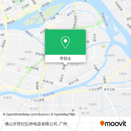 佛山市世纪弘烨电器有限公司地图