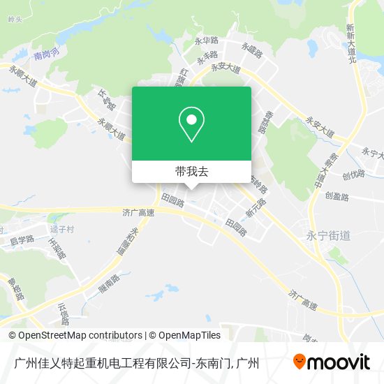 广州佳乂特起重机电工程有限公司-东南门地图