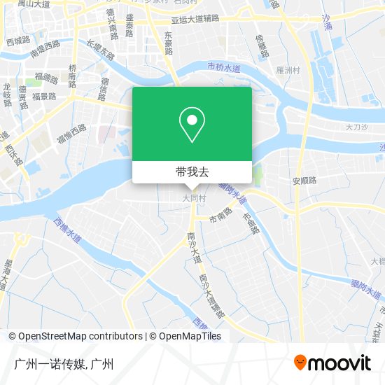 广州一诺传媒地图