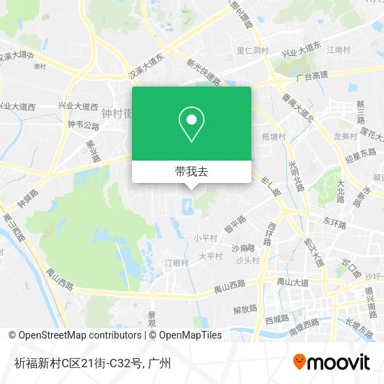 祈福新村C区21街-C32号地图