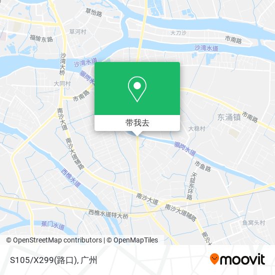 S105/X299(路口)地图